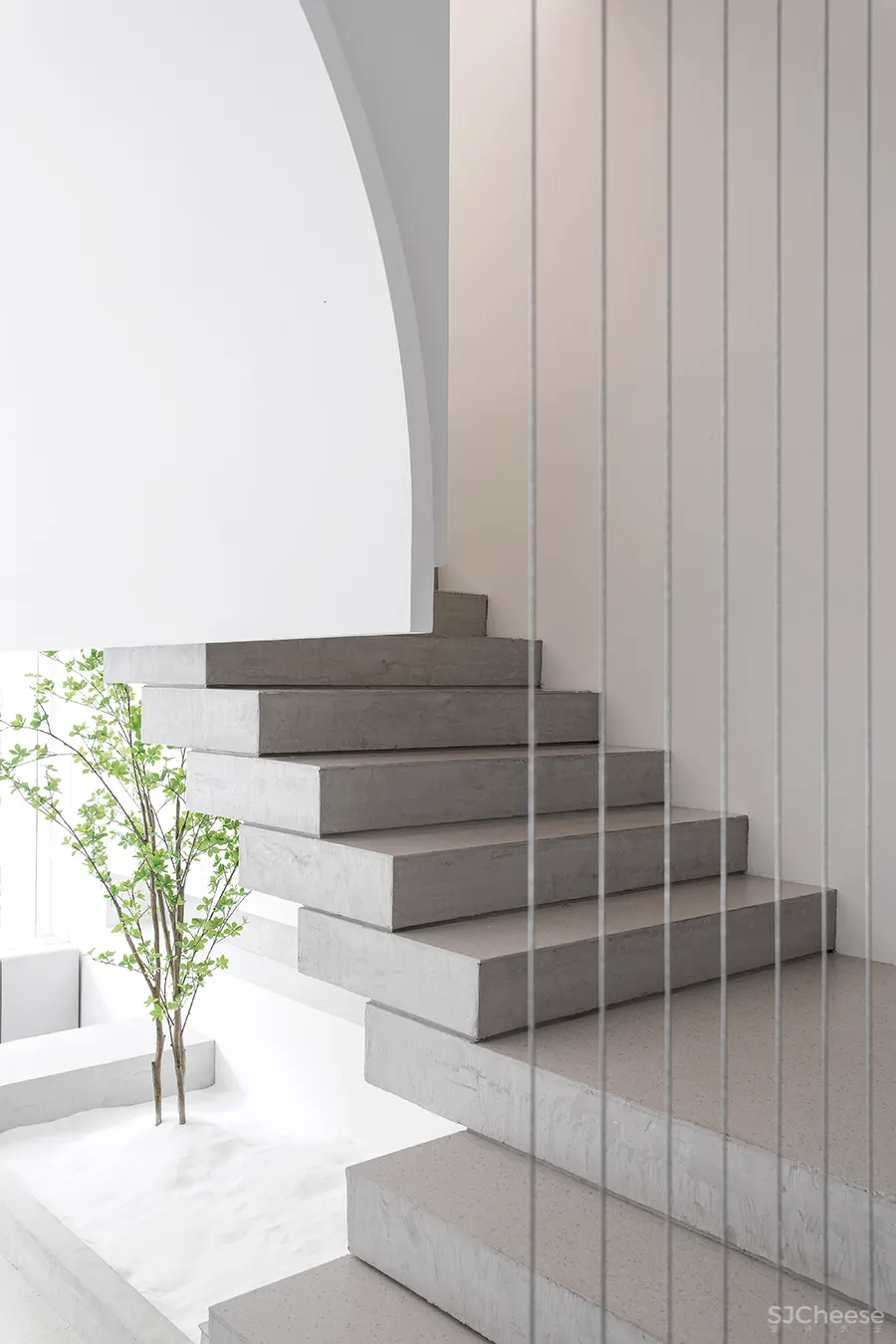 质感建筑设计 • B-M美颜社|营造山丘意境融入街区的美容空间