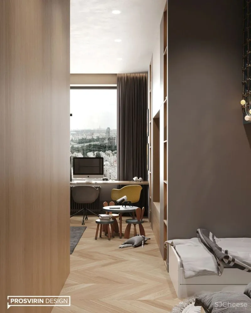 90㎡现代轻奢,营造舒适温暖感!