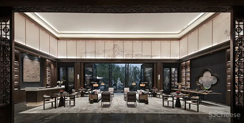 吴文粒：700㎡闲雅院落，经典中式，再现梨园风华！