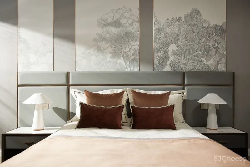 东方韵味混搭法式浪漫,羽果设计用艺术美学演绎 388㎡ 墅居