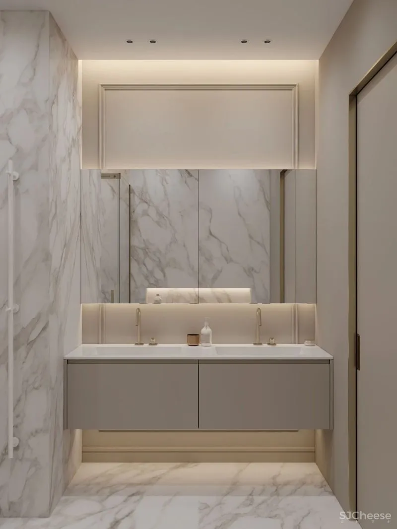 金色白色 大理石,这搭配,高级感上天了!