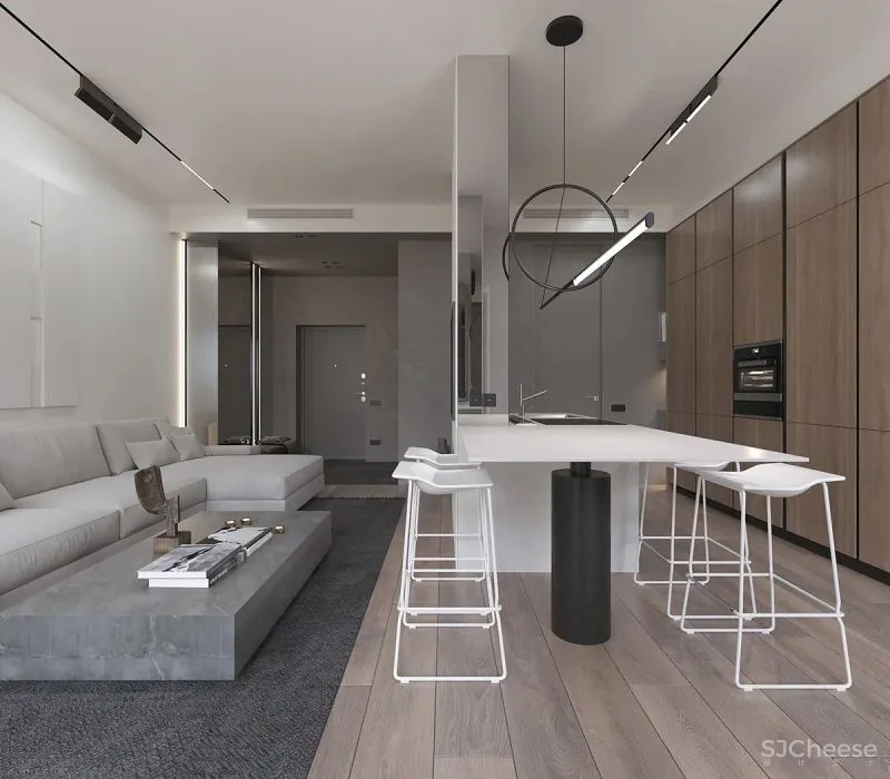 现代简约:轻中性色调,简单留白!