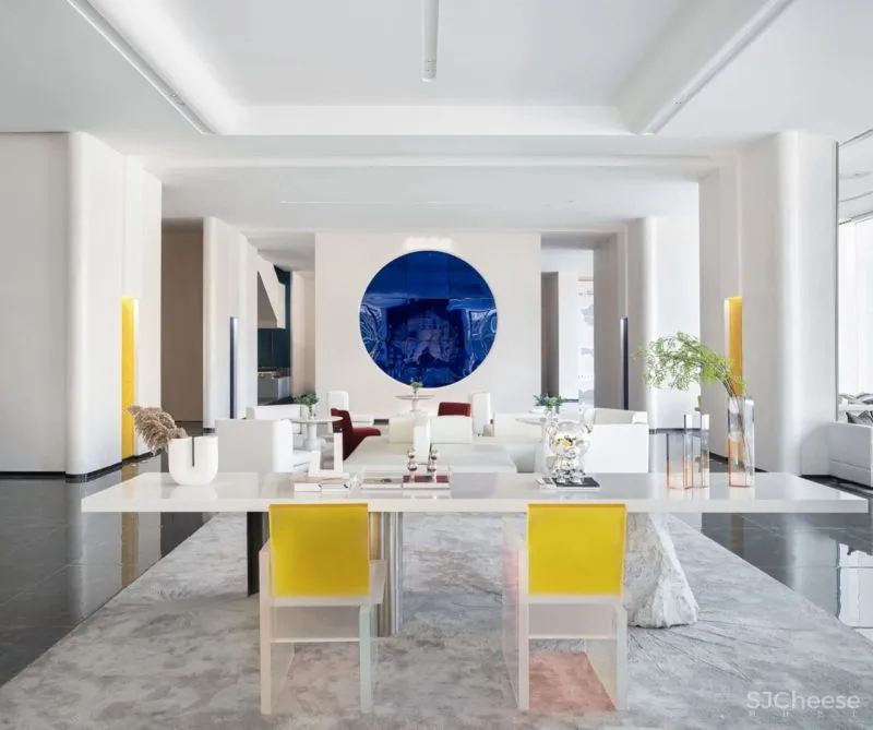 如聿设计:一抹灰蓝色,演绎优雅的高级旋律!