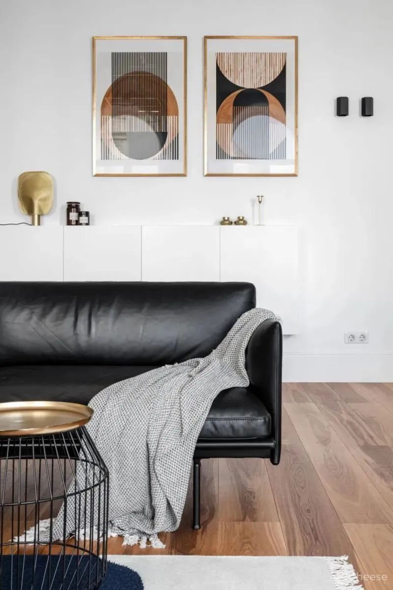 只有75平米,古典、时髦以及有趣都不缺 Denys Garbuziuk