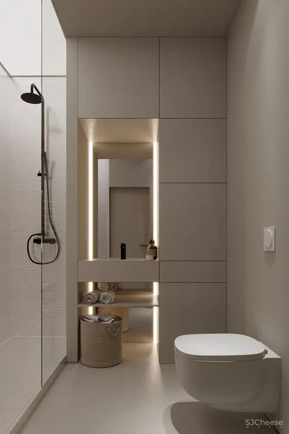极简主义卫生间该如何设计?