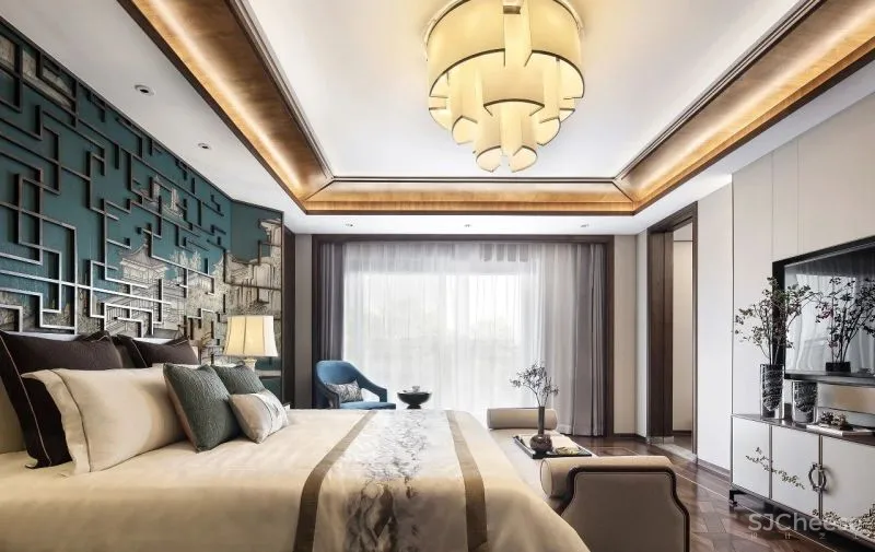 创域新作:1000㎡中式大宅,移步换景,雅韵清风!