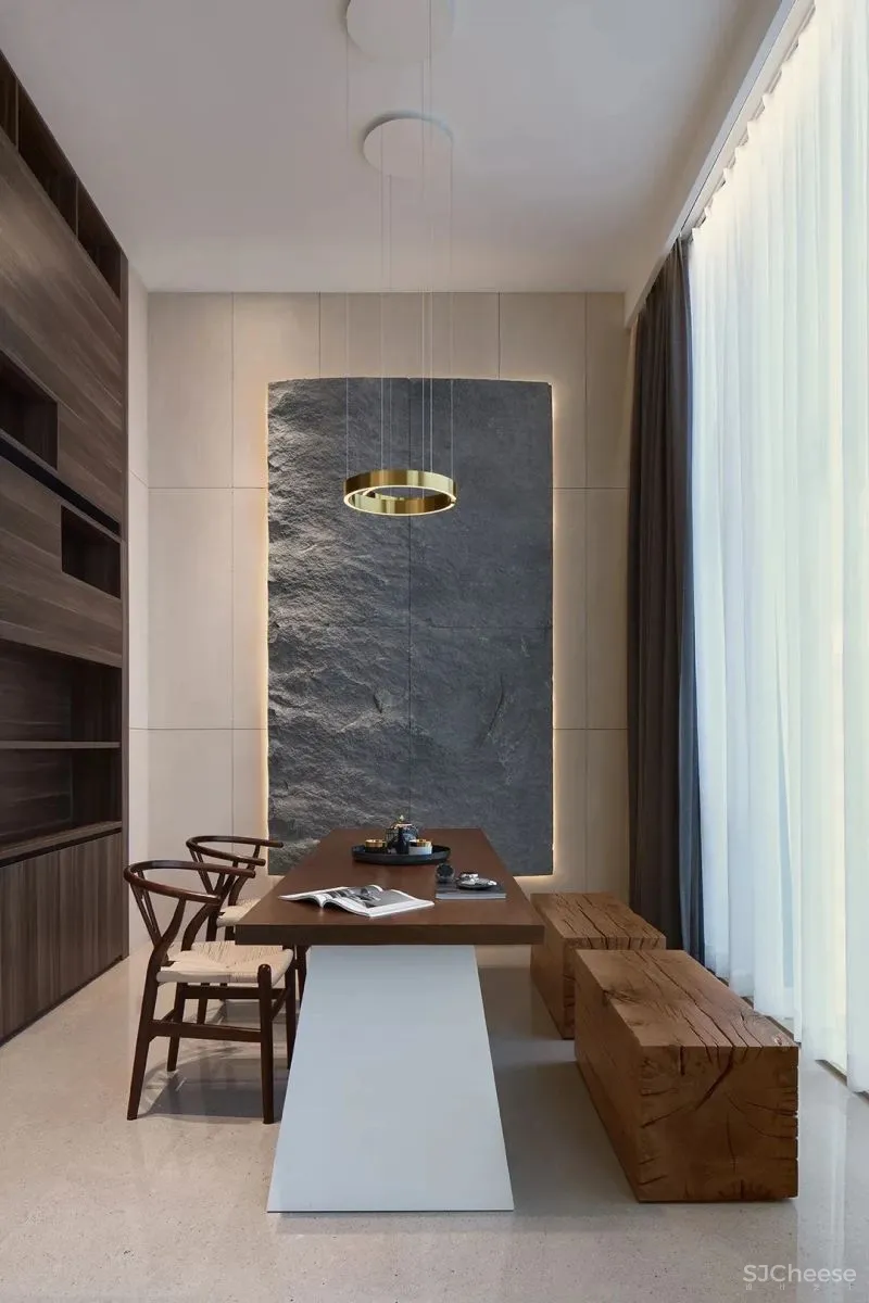 540m²顶层复式,极简设计还原生活本质丨简美设计