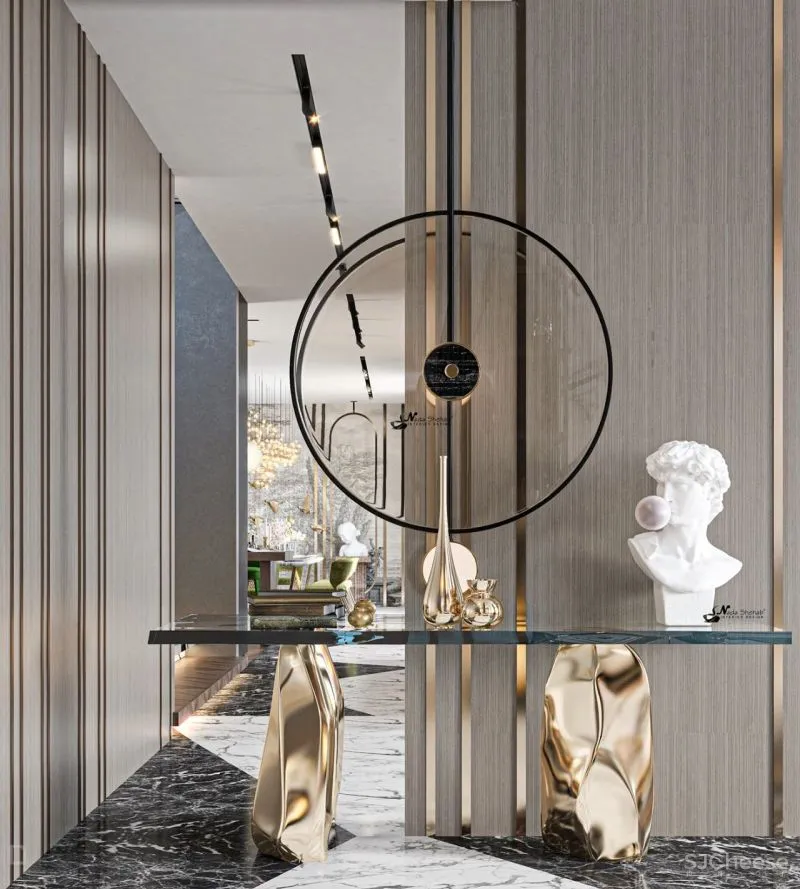 100个·轻奢系入户玄关设计