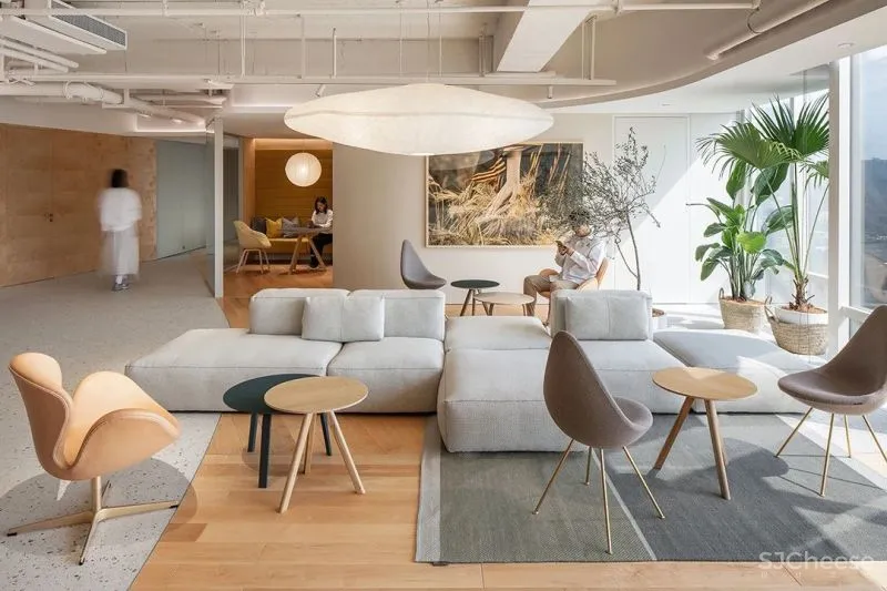 红山设计 自然延展的纯粹空间,气质十足的ECCO总部办公