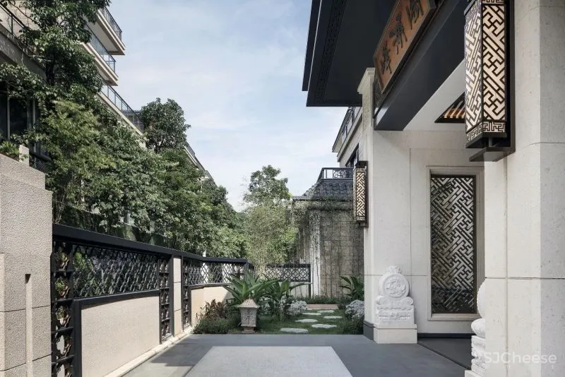 创域新作:1000㎡中式大宅,移步换景,雅韵清风!