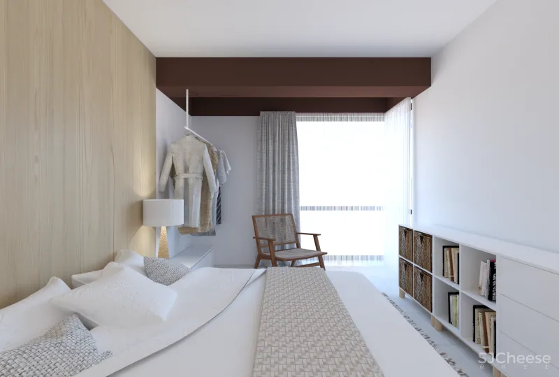 88㎡两居室,木元素用得好,恰到好处的精致