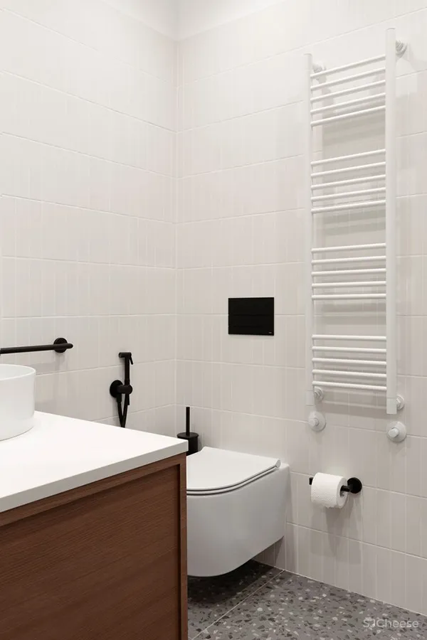 70㎡ 一居室,无主灯的客厅好看又显大!