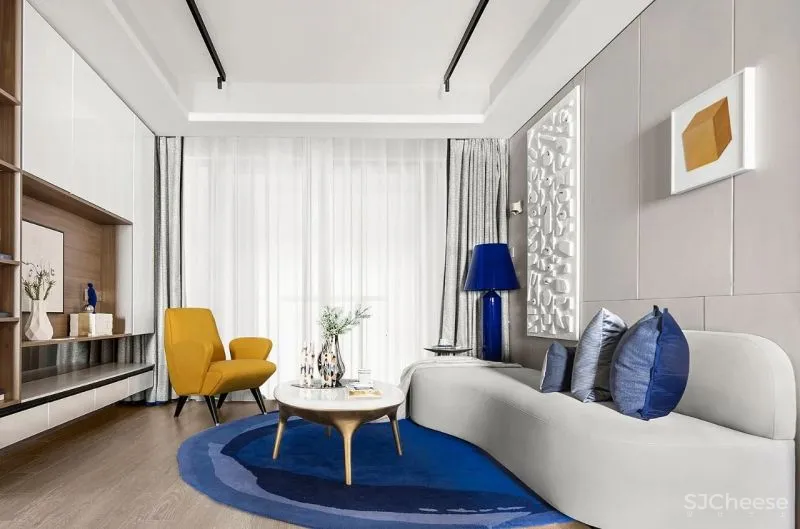 EVD廿象设计:精巧宅居,红绿蓝交迭构建家的理想色!