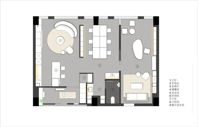 榀象设计丨让居家与办公产生温柔的共鸣