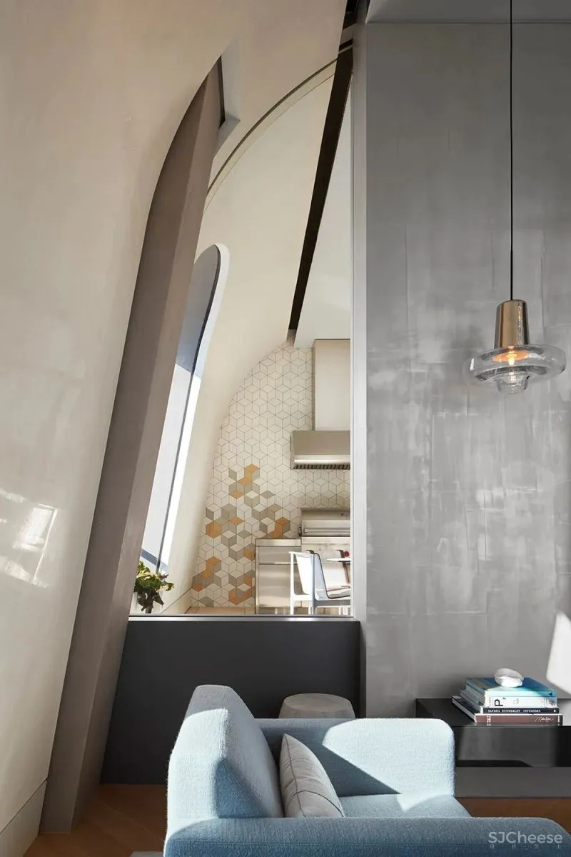 Wheeler Kearns Architects丨被艺术品包围的顶层公寓