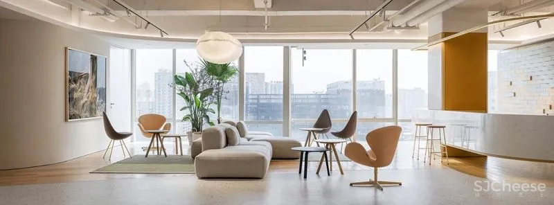 红山设计 自然延展的纯粹空间,气质十足的ECCO总部办公