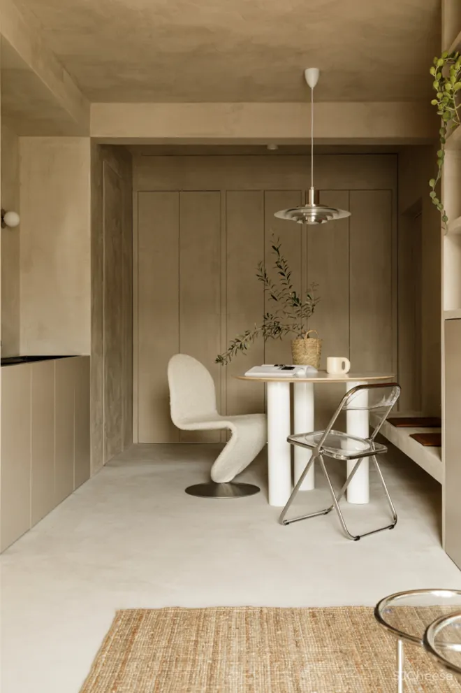 64㎡也能实现顶配侘寂风?