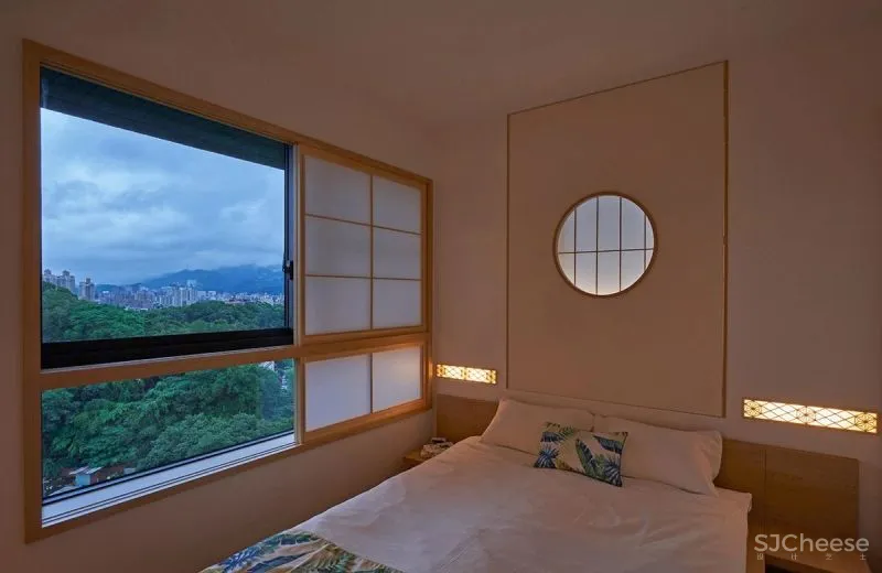 39㎡和风小宅,两室两厅弧形顶面,这设计太强了!