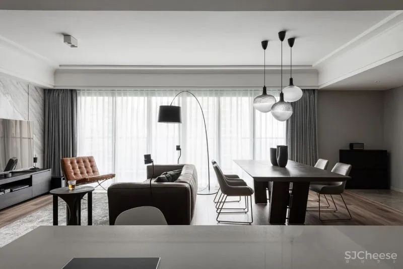 高级灰的精致格调，克制严谨的机长之家 宏福樘设计