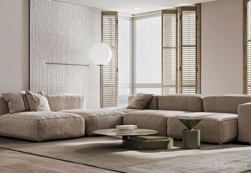 胡桃木 绿色系,实力演绎轻奢的高雅