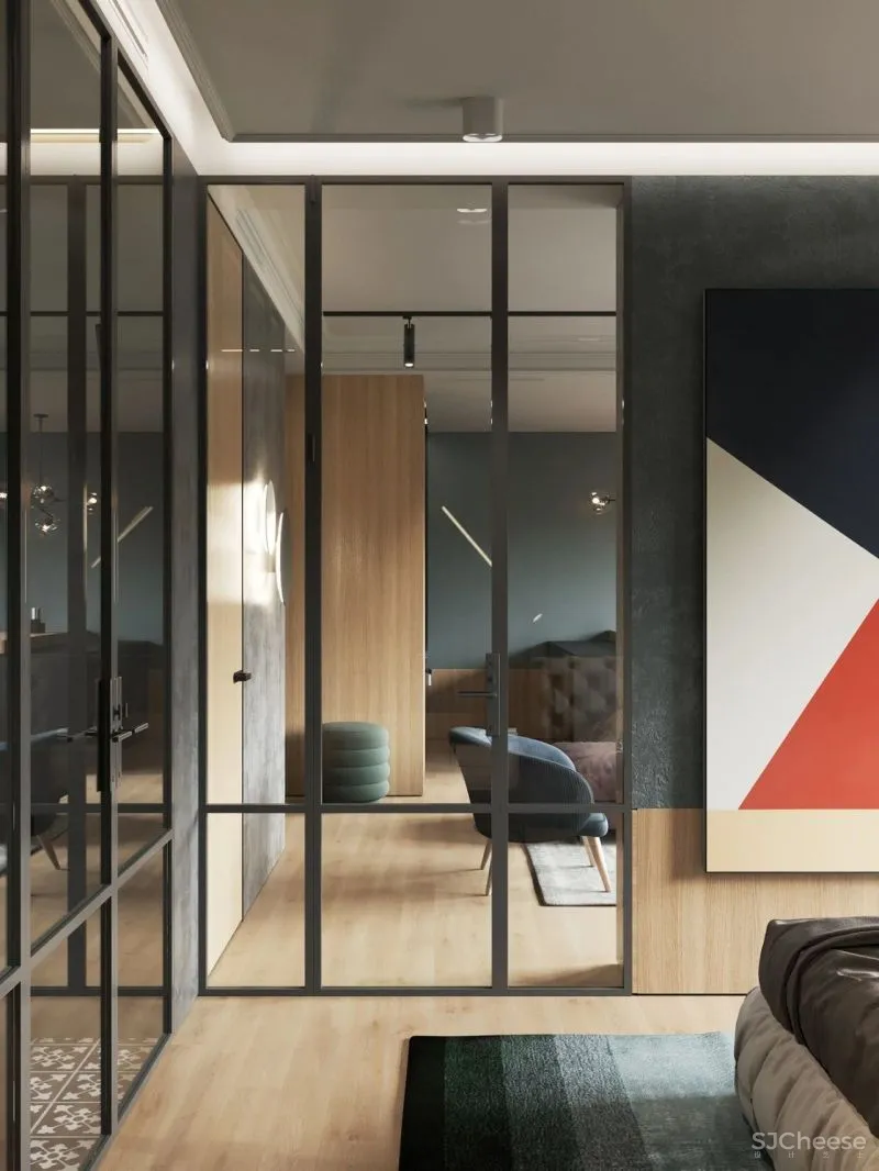 夫妻俩买下61m²小宅,只改变玄关布局,就让家变大不止30m²!