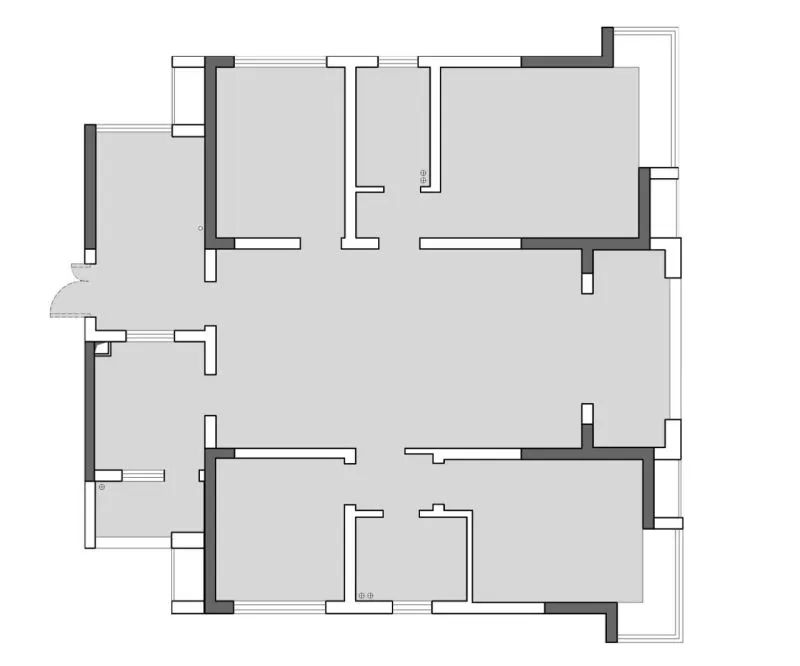 水泥漆 石纹墙板，自然肌理碰撞出不同的视觉感受 予以设计