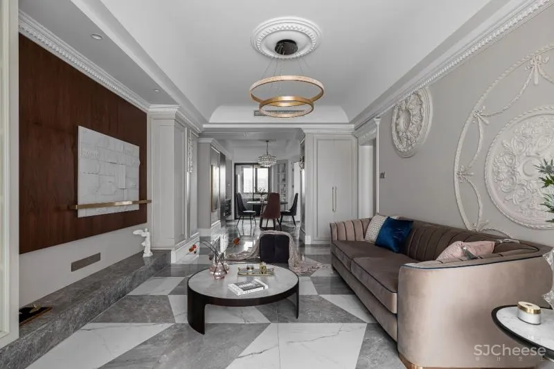 石膏灯盘上墙,这个家美的不像话 花漾美作