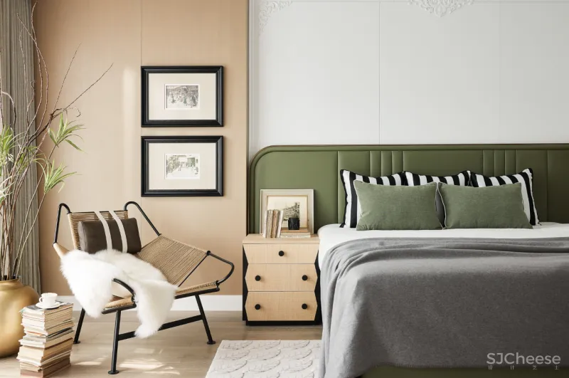 东方韵味混搭法式浪漫,羽果设计用艺术美学演绎 388㎡ 墅居