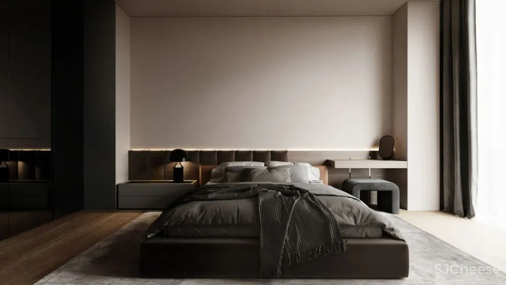 105㎡简约公寓，这么装能让厨房变「隐形」、客厅瞬间大一倍！