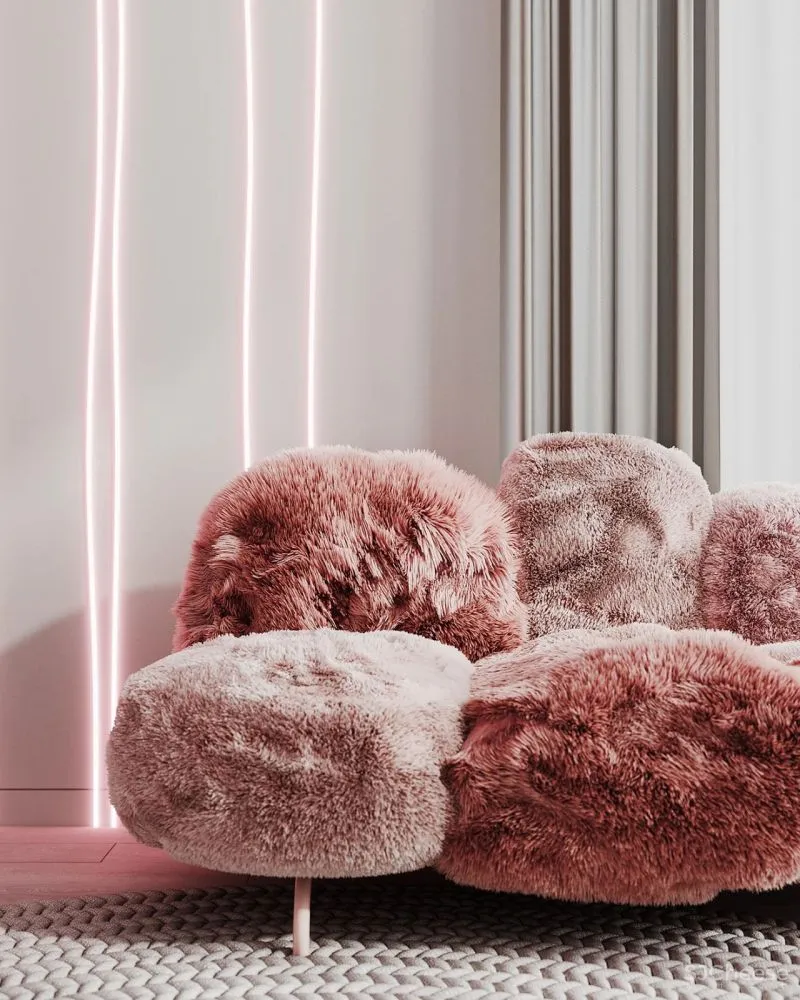 胡桃木 绿色系,实力演绎轻奢的高雅