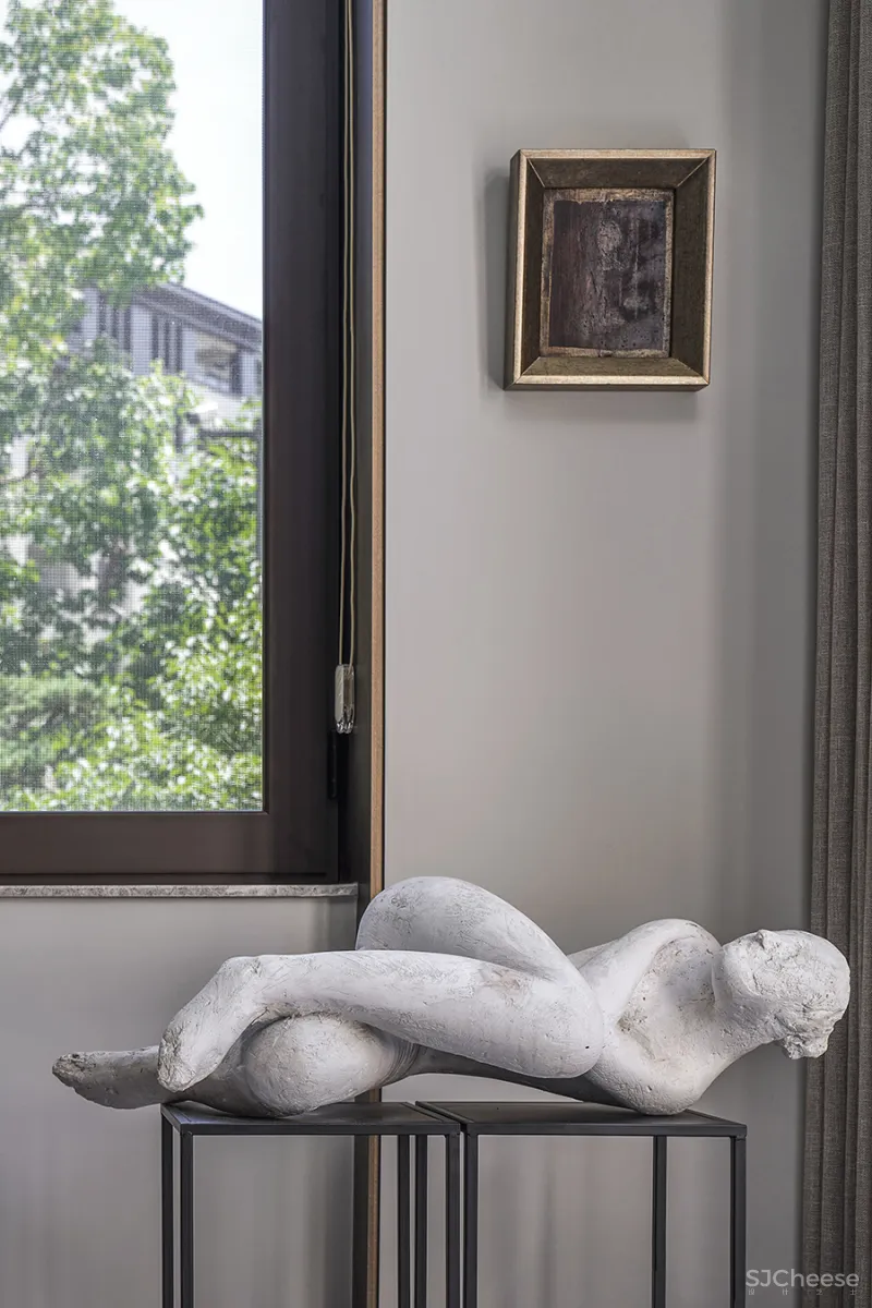 大士设计 • 墨韵西溪|中西合璧的家,“色香味”的人文建筑表达