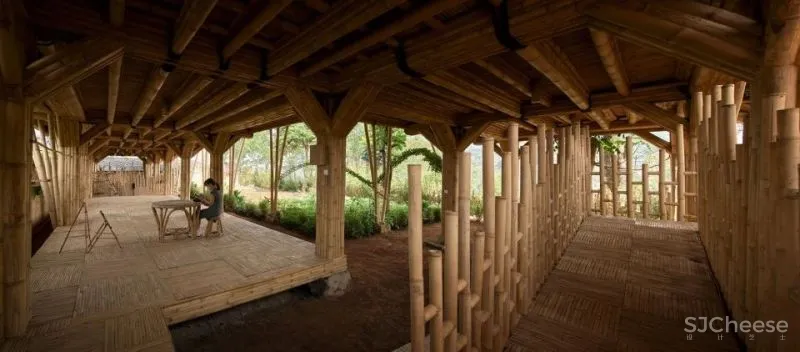 新作 将竹艺融入矩形柱网空间 Piyandeling社区 RAW Architecture