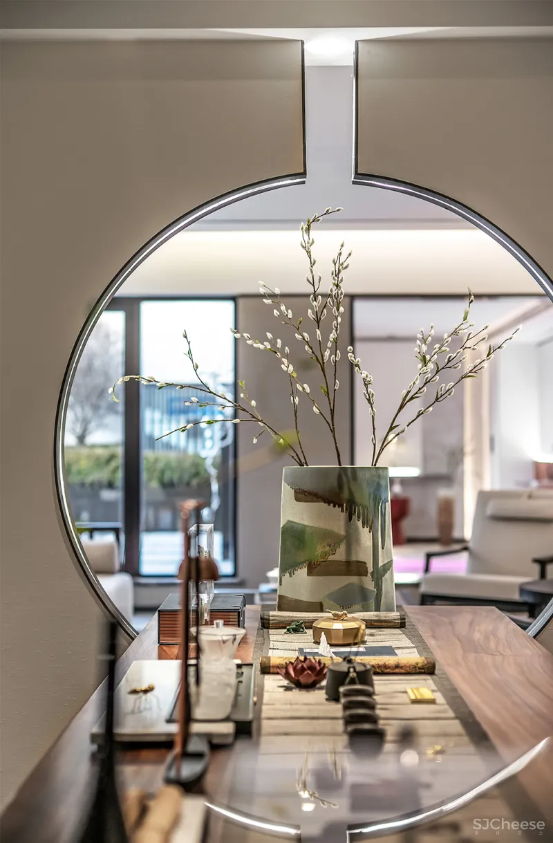 一然美学设计丨401㎡新中式设计，化繁为“简”，纵享悠然！