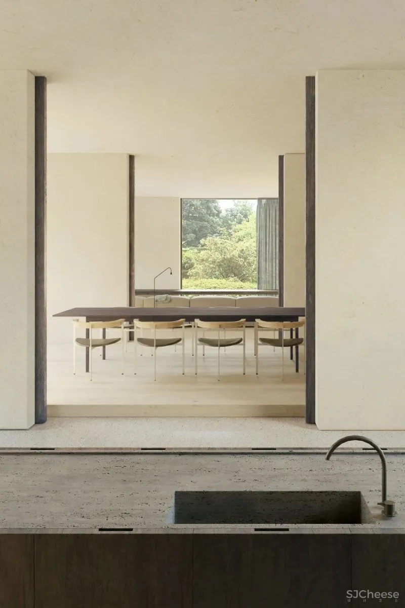 比利时Element Architecten-营造的现代侘寂风