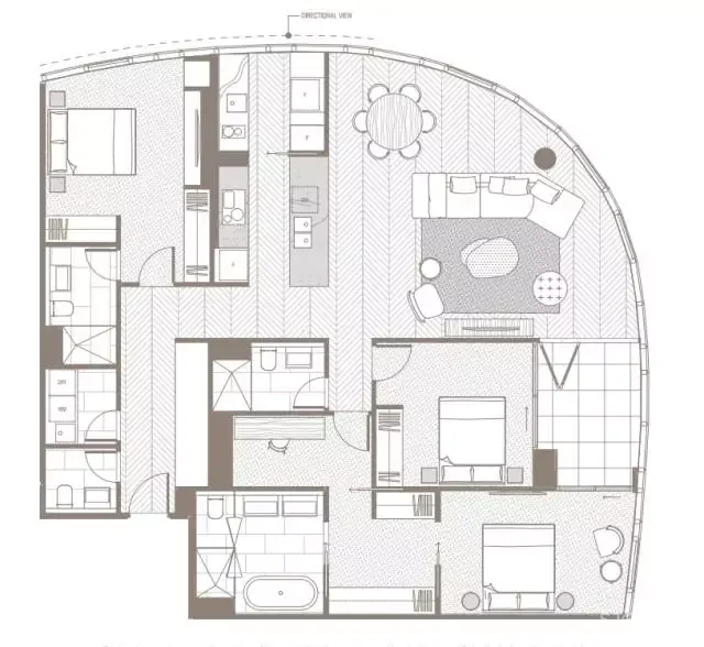 平淡无奇的公寓设计,细心布置的公区是亮点