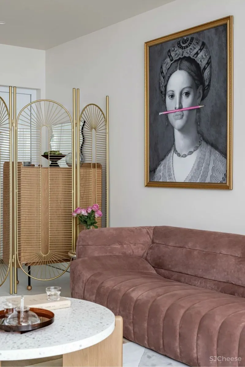 “书迷”教师夫妻的复古家,客厅卧室打通,餐厅放阳台,90㎡显大3倍!美呆!