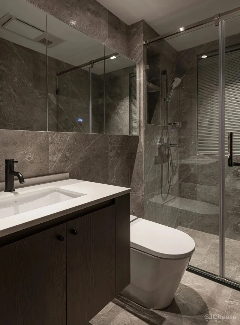 135㎡简约风,巧用大地色系,她家优雅又耐看!