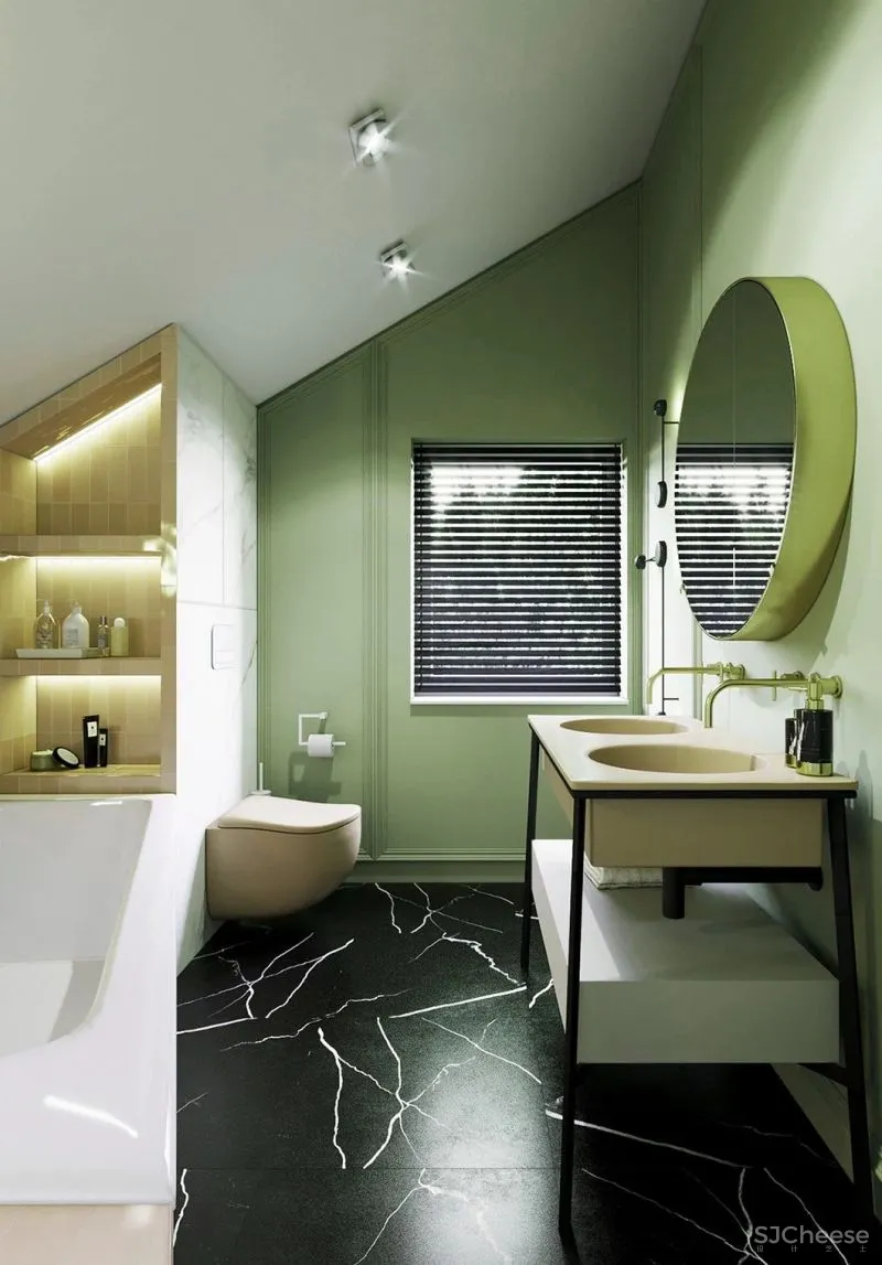 2021,高颜值的卫生间,如何设计?