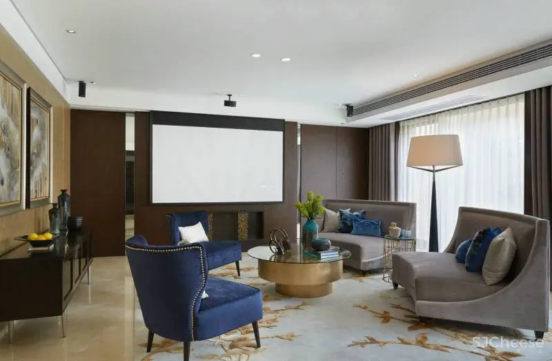 梁志天作品:万科安品园舍别墅,文雅和畅的当代写意 !