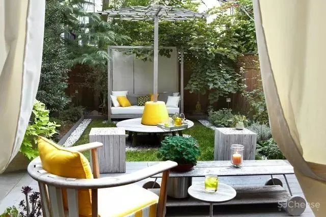 院子虽小，却可以别有温情