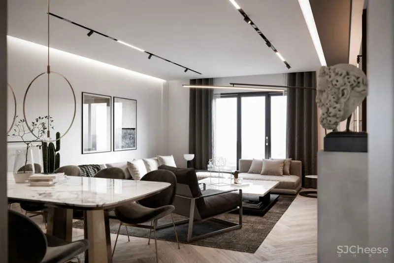 MAA新作 现代轻奢私宅的艺术调性