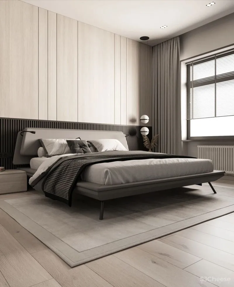 92㎡二居室，进门就是衣帽间，这样布局更实用！