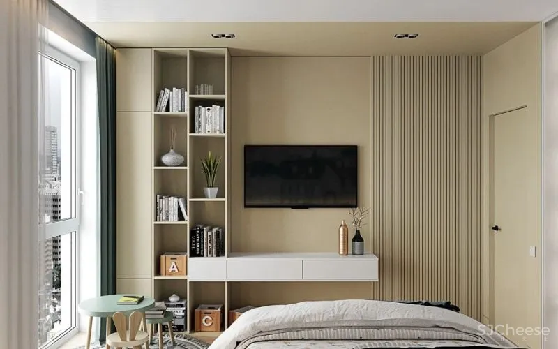 现代简约:一厅三室,灰色 木色,高级!