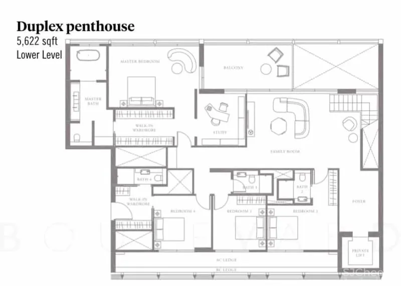 豪宅新作曝光!10000㎡内仅含56套房 Yabu