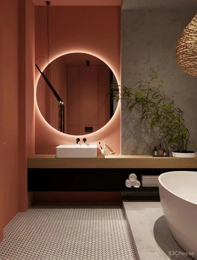 2021,高颜值的卫生间,如何设计?