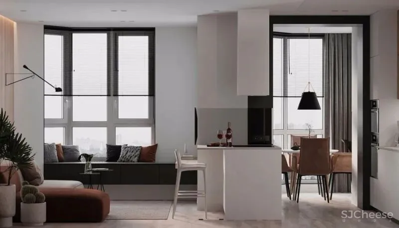 75㎡极简复式，潮范儿夫妇一眼心动