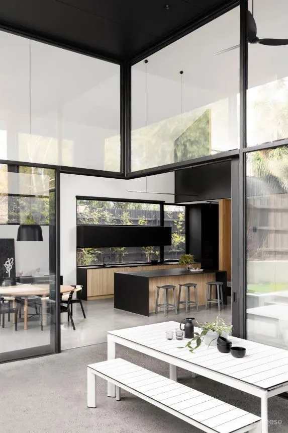 全开放 高级黑，个性鲜明的极简住宅！