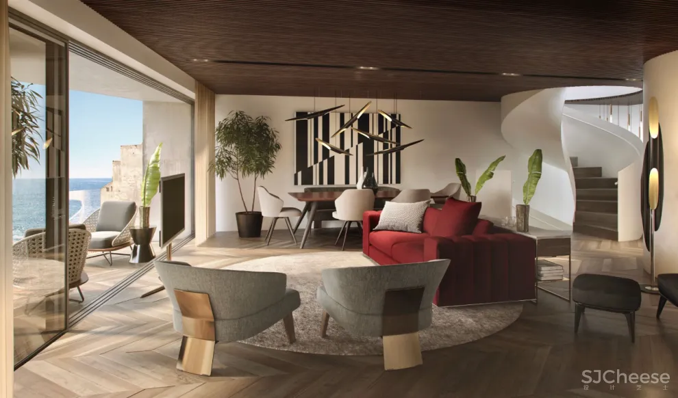 外墙个性内装简单的精装公寓，简约自然才是未来趋势