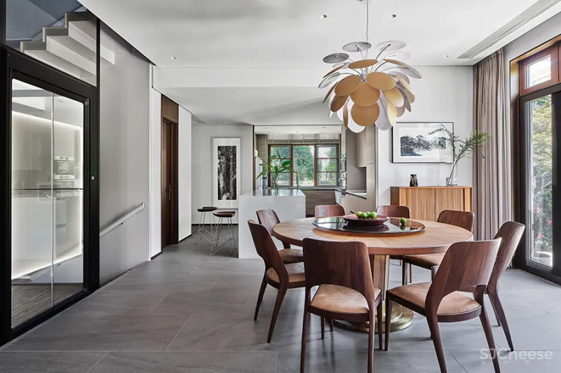 大士设计 • 墨韵西溪|中西合璧的家,“色香味”的人文建筑表达