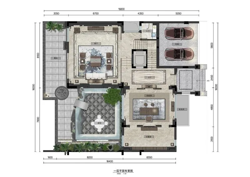 创域新作:1000㎡中式大宅,移步换景,雅韵清风!